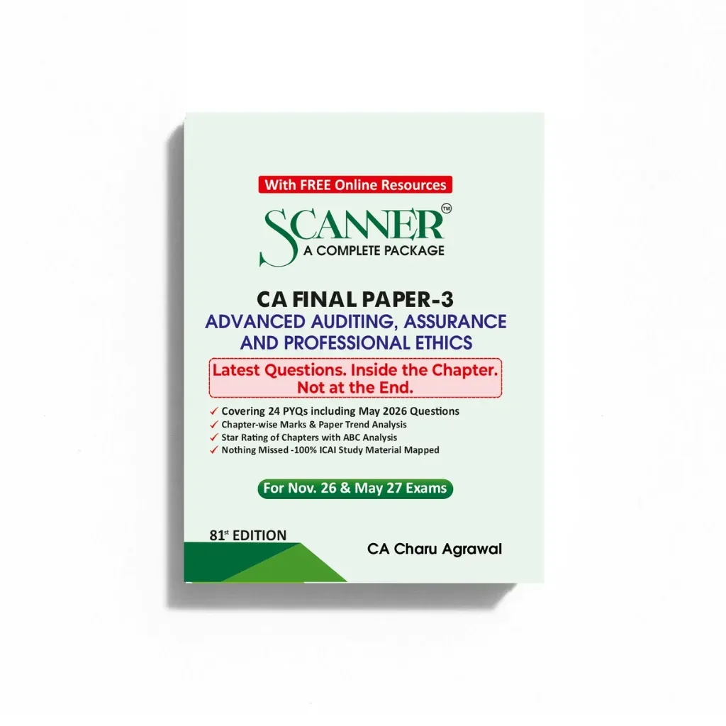 CA Final Paper 3 Advanced Auditing, Assurance & Professional Ethics Scanner