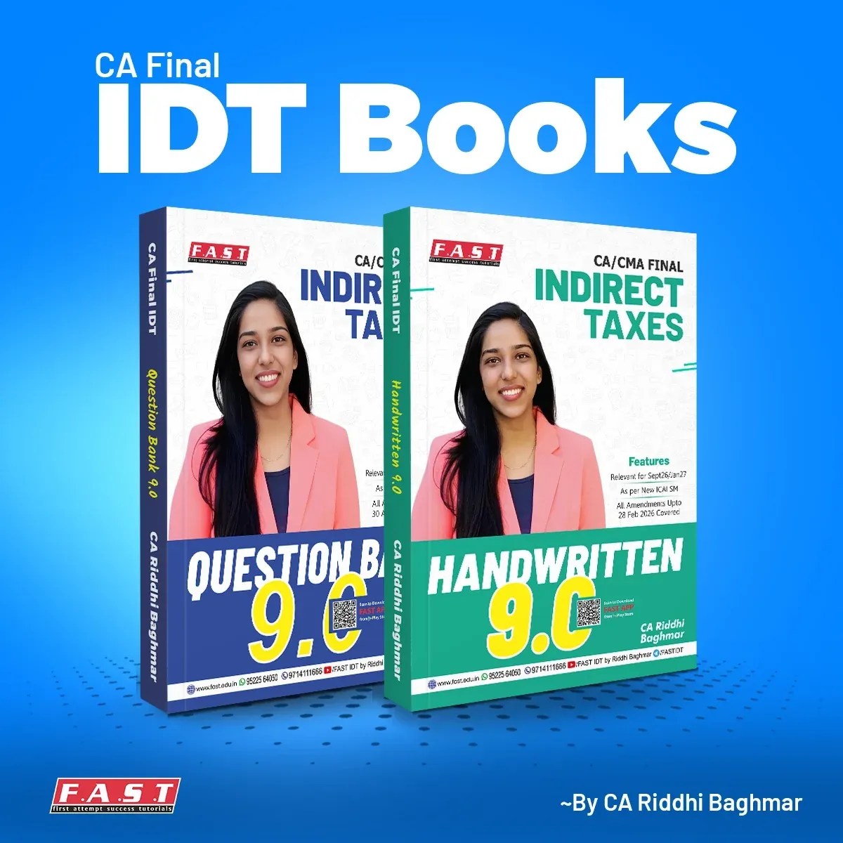 CA Final IDT Books | Written by CA Riddhi Baghmar | Handwritten Notes + Question Bank