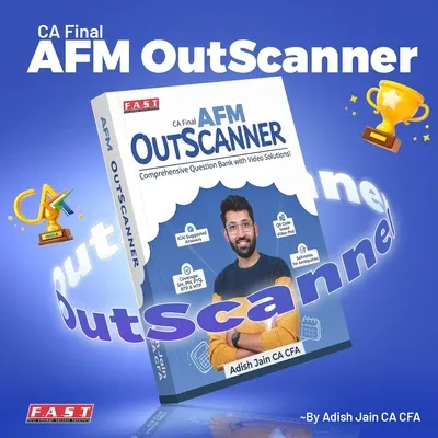CA Final AFM Books | CA Adish Jain | AFM OutScanner Question Bank