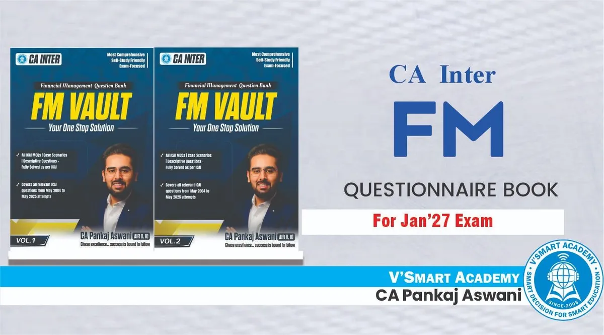 CA Inter FM Question Bank | By CA Pankaj Aswani
