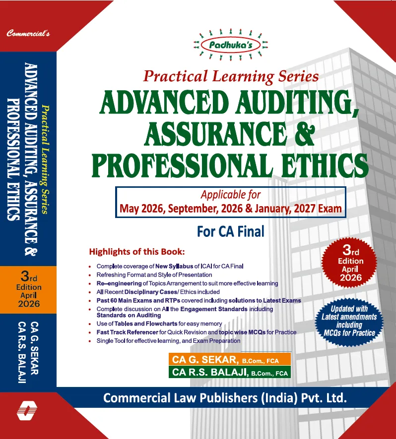 Practical Learning Series — Advanced Auditing, Assurance and Professional Ethics (CA FINAL)