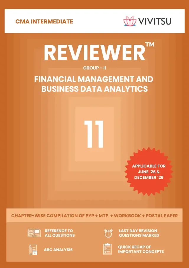 CMA Intermediate Reviewer - Financial Management and Business Data Analytics book cover