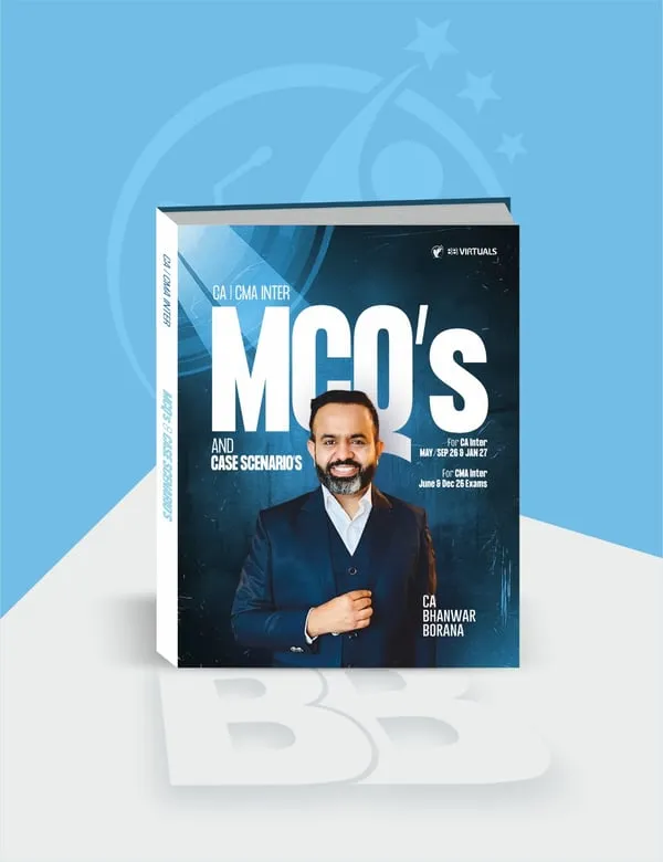 CA/CMA Inter Direct Tax MCQ Book By CA Bhanwar Borana book cover