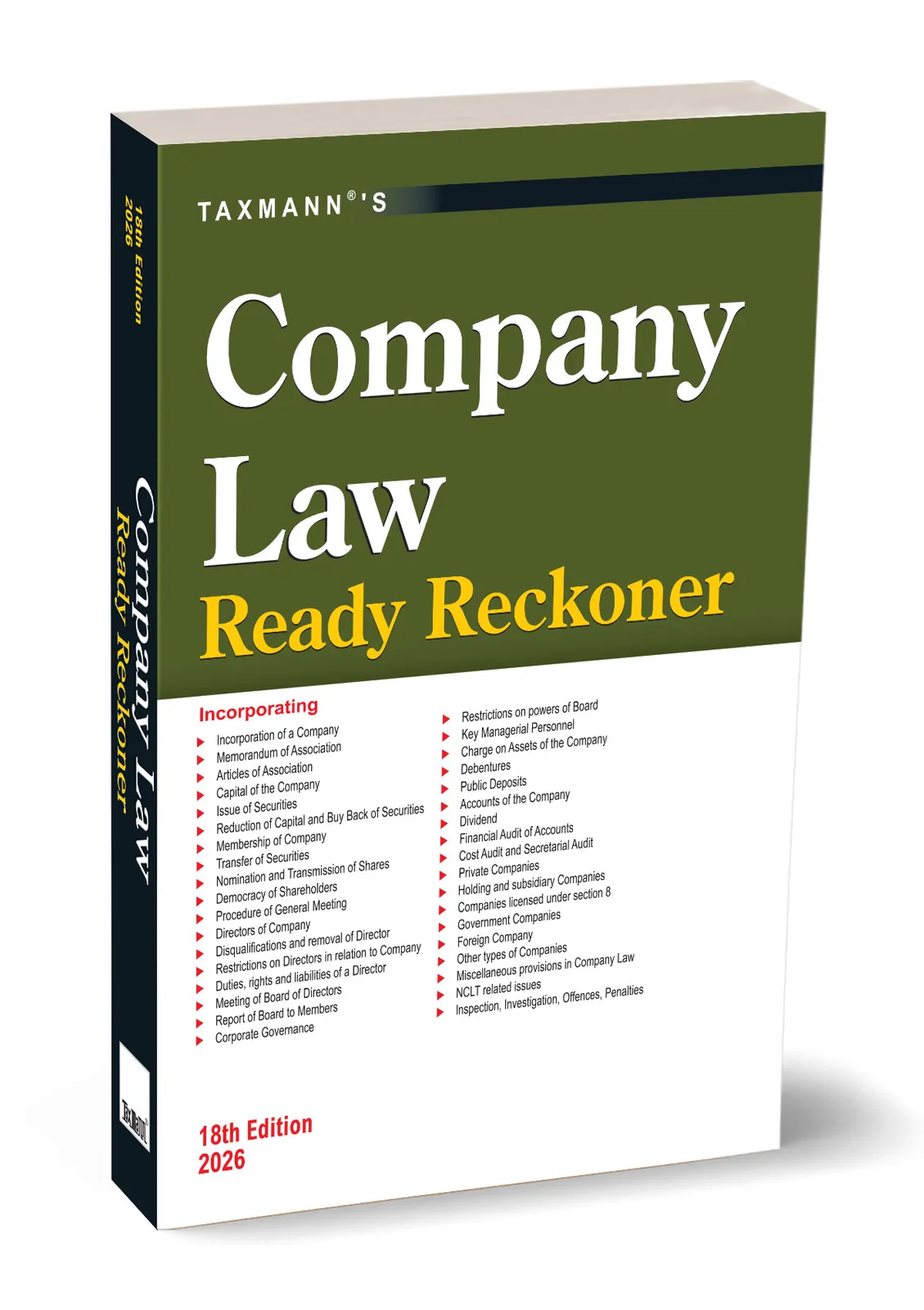 Company Law Ready Reckoner