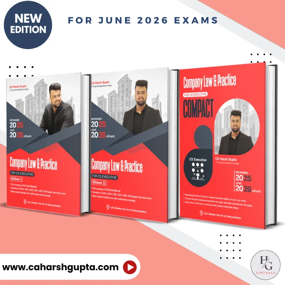 CS Executive- Vol 1 & 2 + Compact (Set of 3 Books)