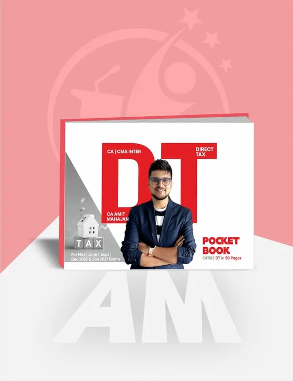 CA/CMA/CS - Inter/Exec Direct Tax Pocket Book For Sep 26 By CA Amit Mahajan