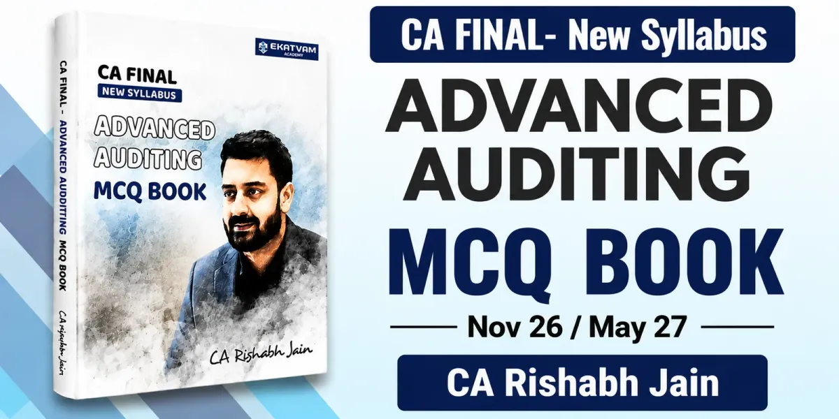 CA Final Audit MCQ Book Only by CA Rishabh Jain