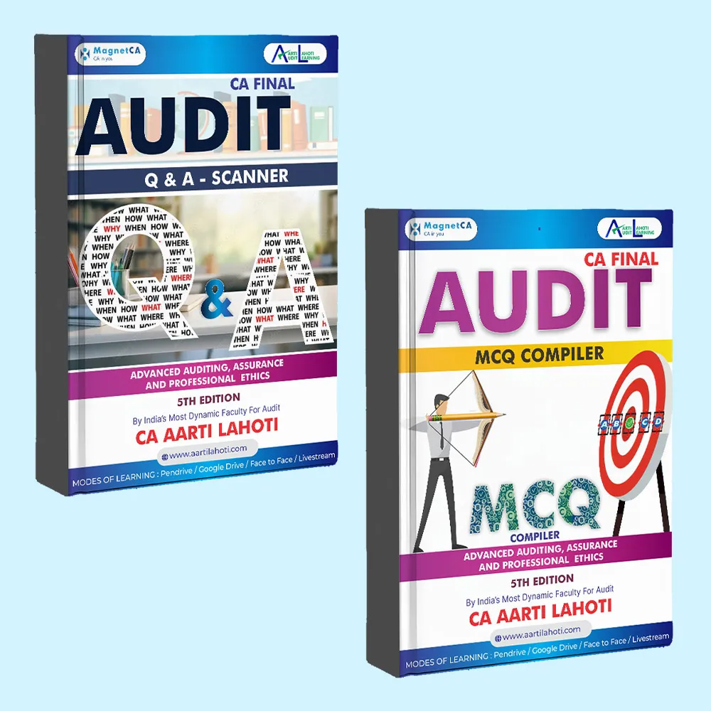 CA Final Audit Q & A Scanner + MCQ Compiler by CA Aarti Lahoti book cover