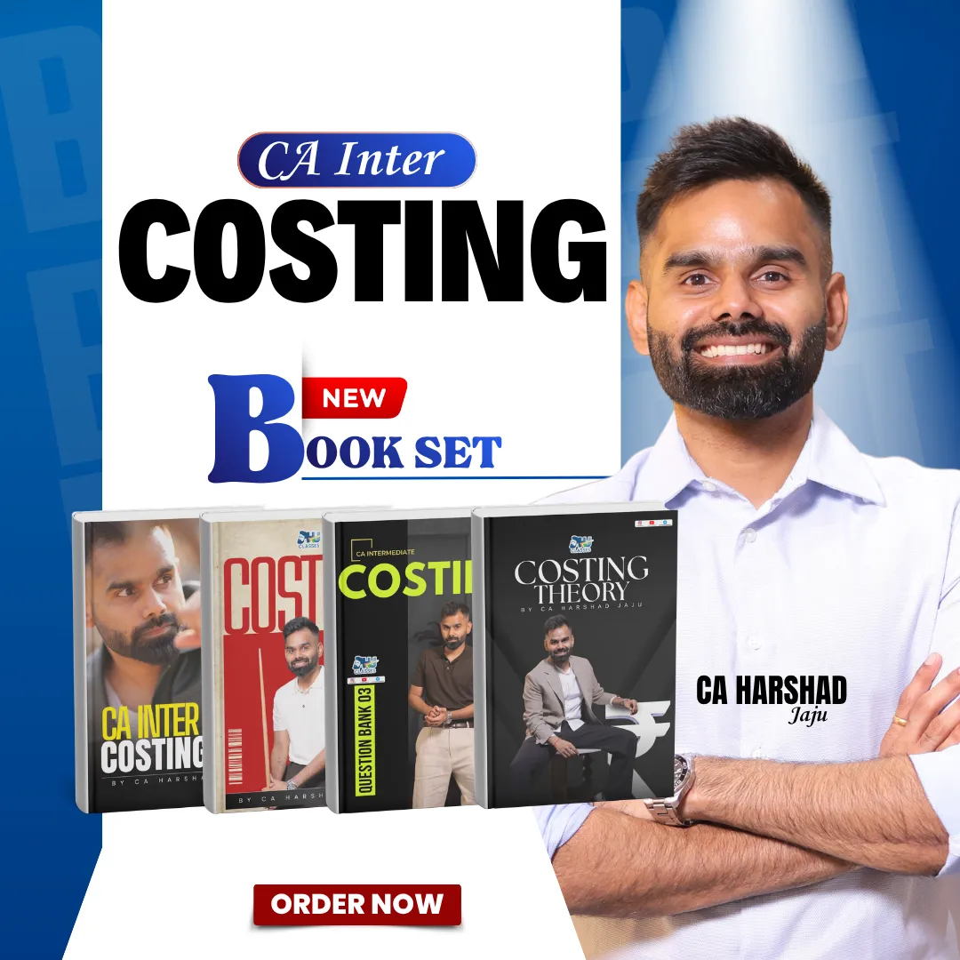 CA Inter Costing Reg. Book Set (3 Books) book cover