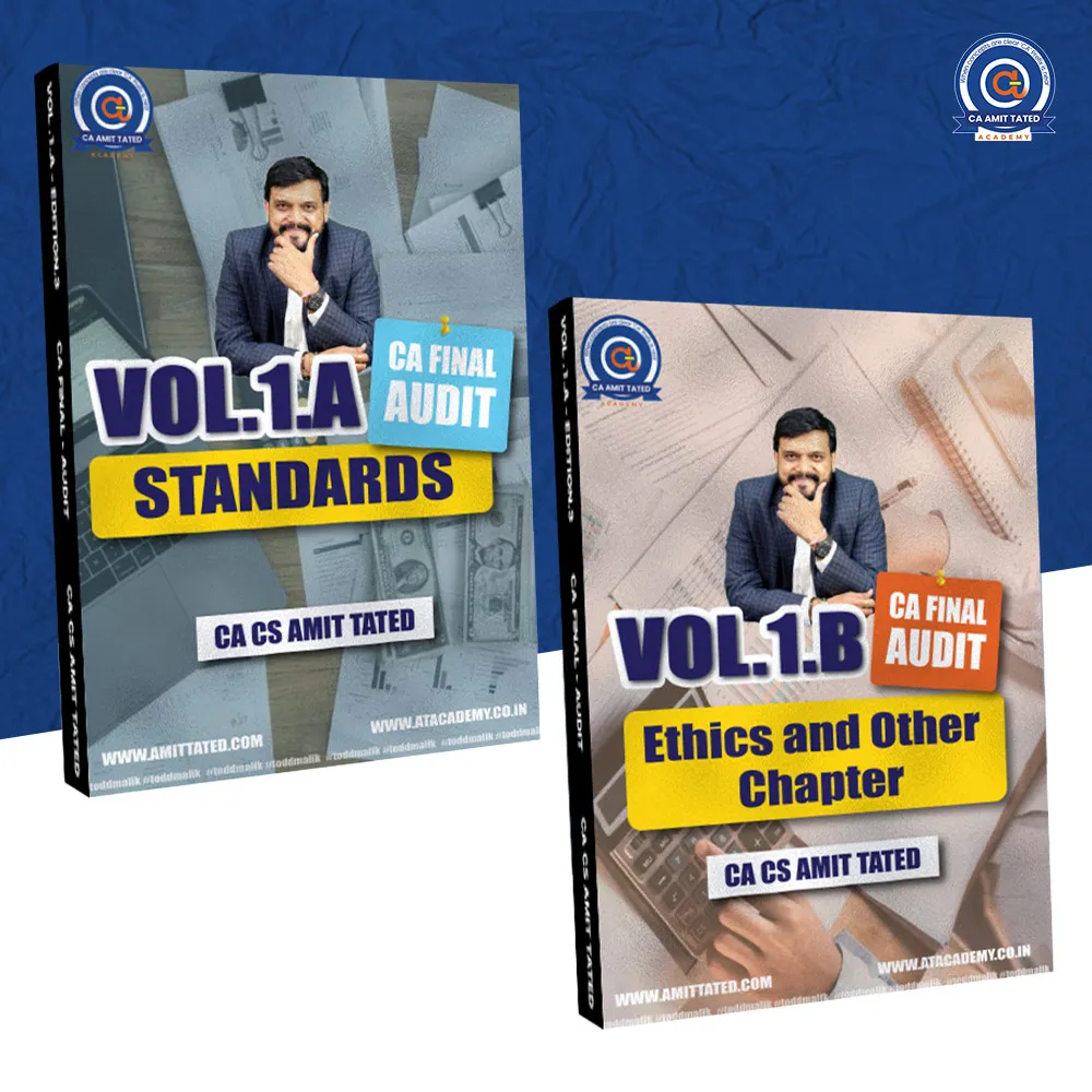 CA Final Audit Standards (Vol. 1.A & B) by CA CS Amit Tated book cover