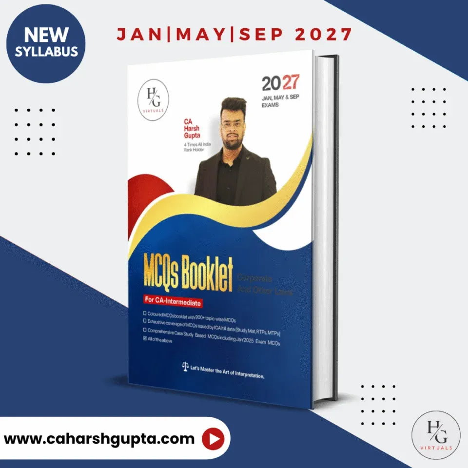 MCQ Booklet – CA Inter