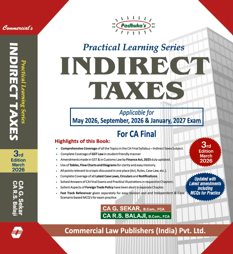 Practical Learning Series — Indirect Taxes (CA FINAL)
