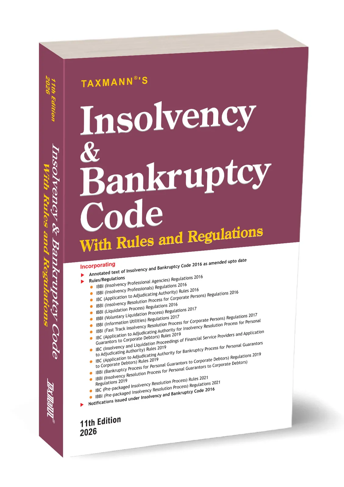 Insolvency and Bankruptcy Code with Rules and Regulations