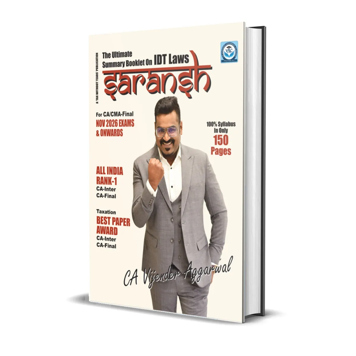 "SARANSH" Summary Booklet on IDT Laws book cover
