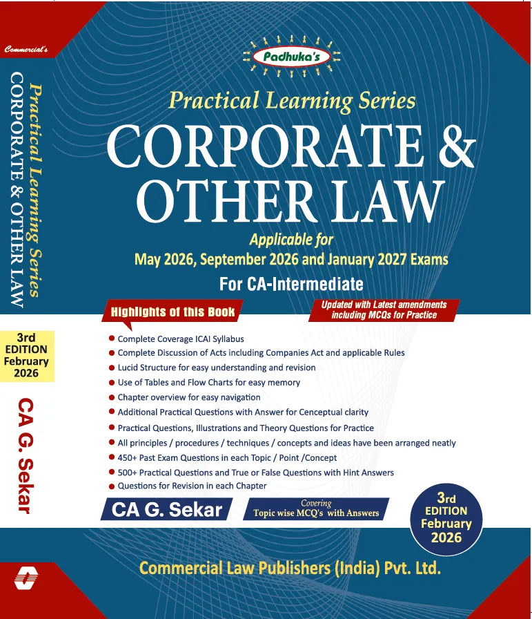 Practical Learning Series — Corporate & Other Law (CA Inter)