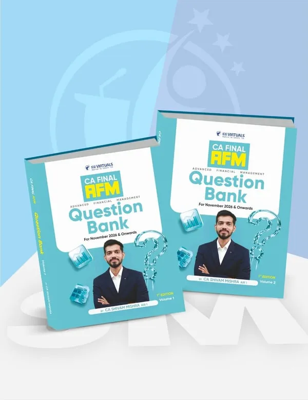 CA Final AFM Question Bank book cover