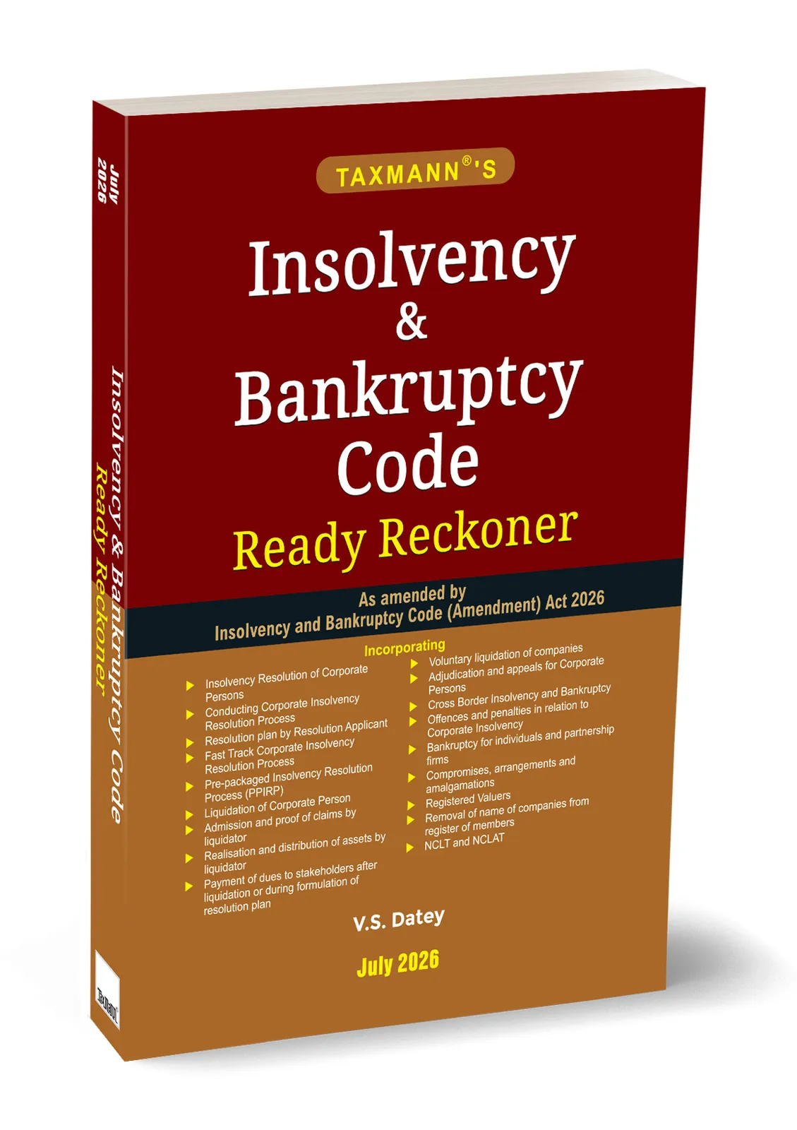Insolvency & Bankruptcy Code Ready Reckoner