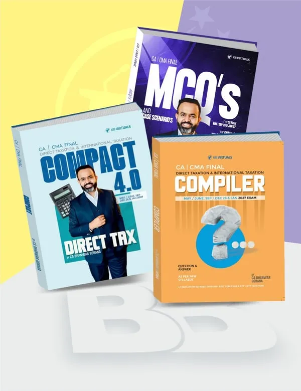 CA/CMA Final Direct Tax COMPACT and Q/A Compiler New Scheme By CA Bhanwar Borana Applicable For Nov/Dec 26 Exams book cover