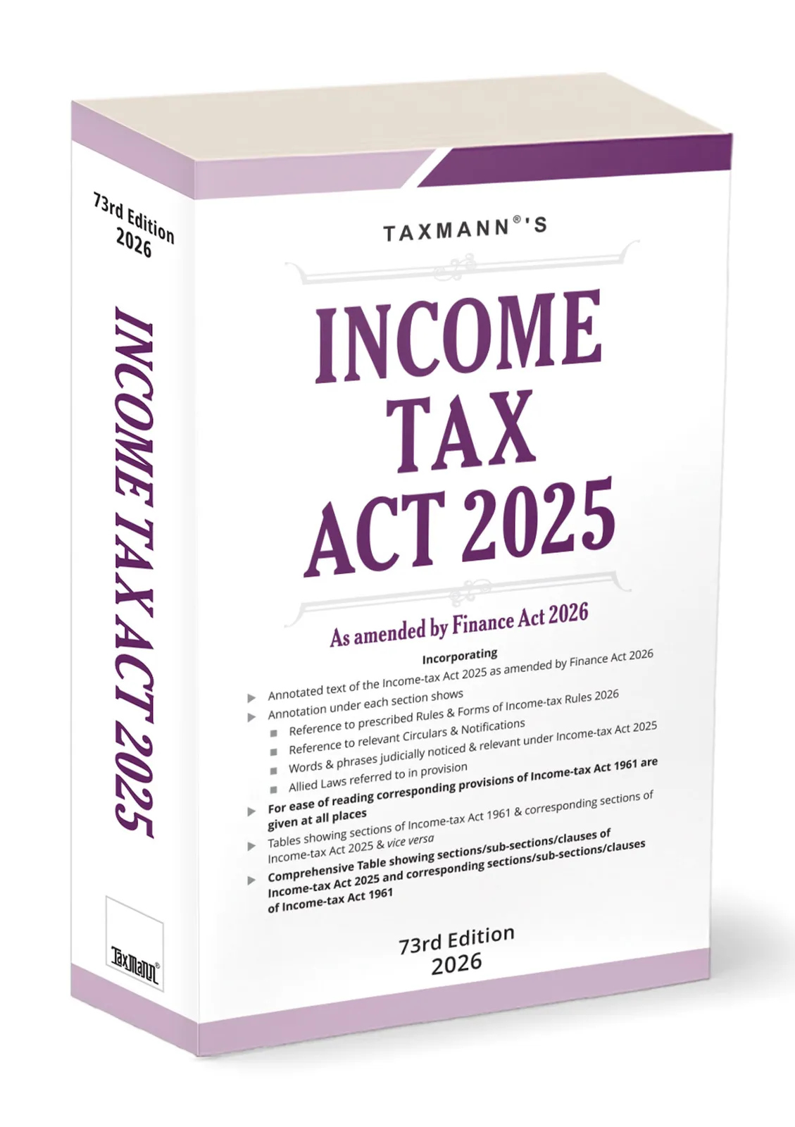 Income-Tax Act 2025 book cover