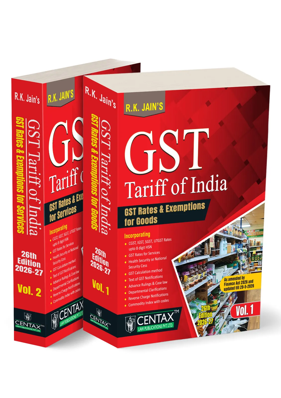 R.K. Jain's GST Tariff of India | 2026-27