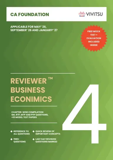 CA Foundation Reviewer - Business Economics