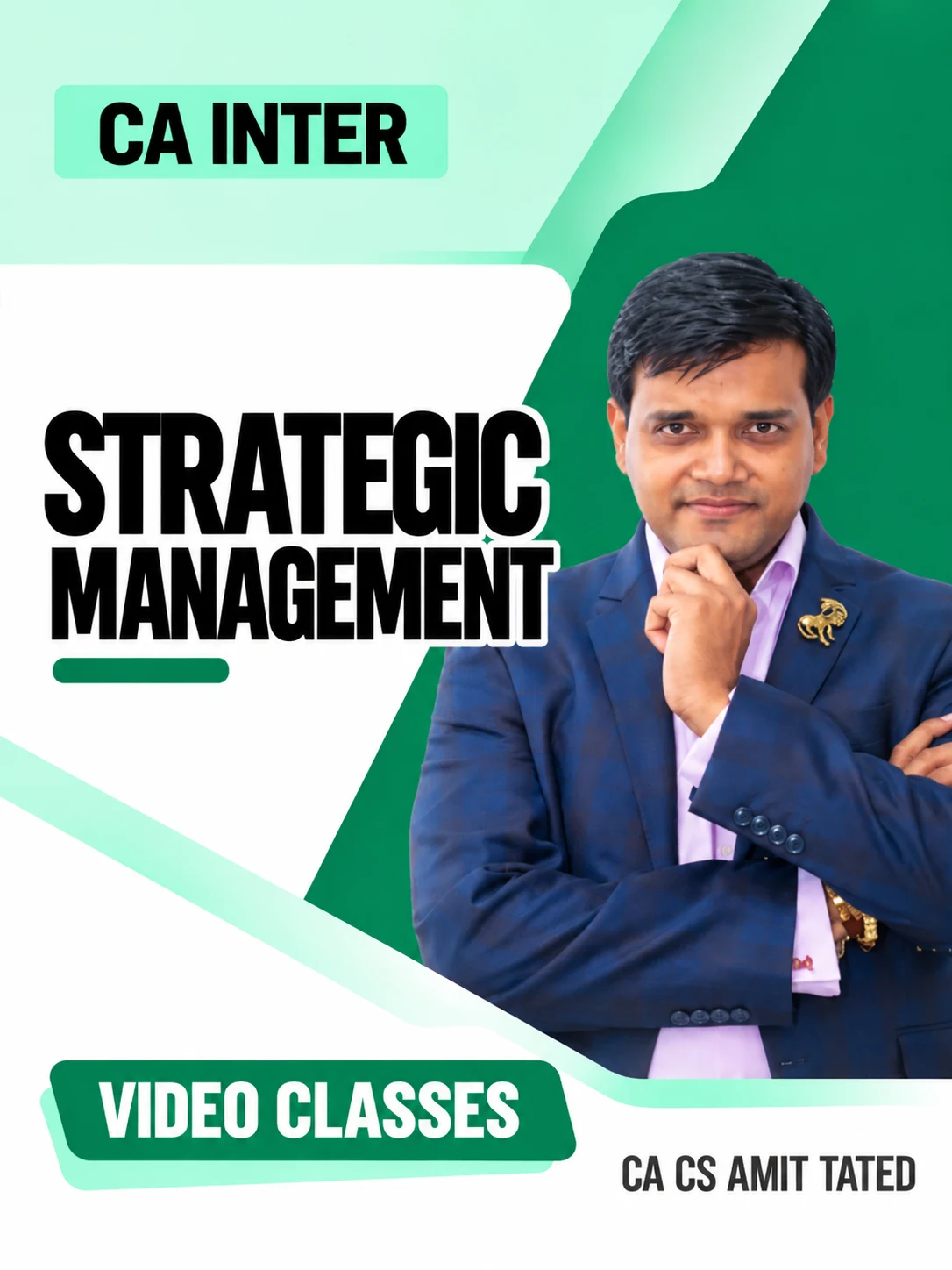 CA Inter Strategic Management Video Classes by CA CS Amit Tated video classes