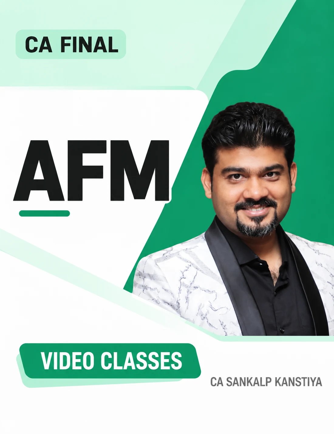 CA Final AFM Video Classes by CA Sankalp Kanstiya video class cover