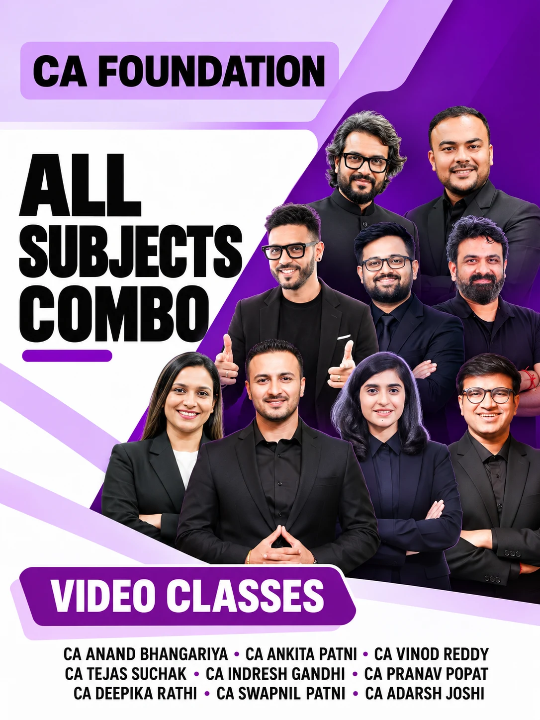 CA Foundation All Subjects Combo Video Classes by SPC Educators video class cover