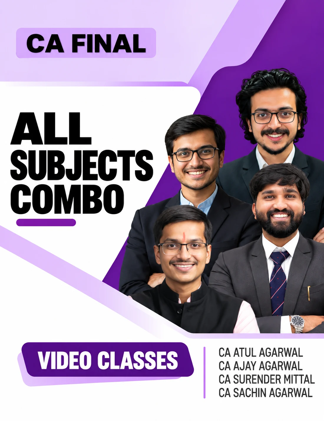 CA Final All Subjects | Both Group Sure Success Combo Video Classes by AIR1 Institute Educators video class cover