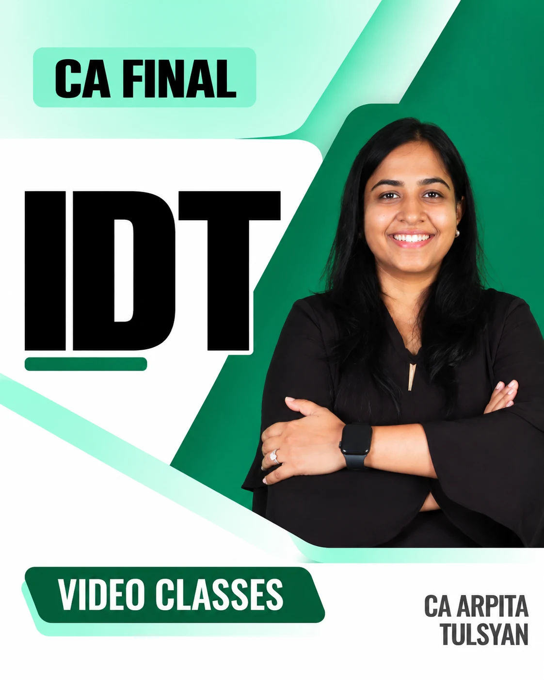 CA Final Indirect Tax Video Classes by CA Arpita Tulsyan video class cover