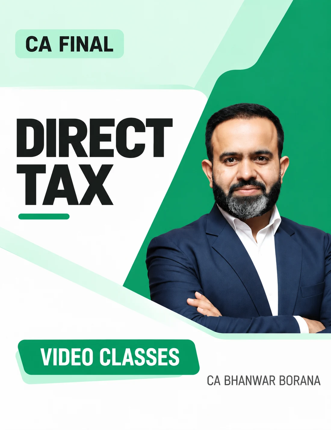 CA Final Direct Tax Video Classes by CA Bhanwar Borana video class cover