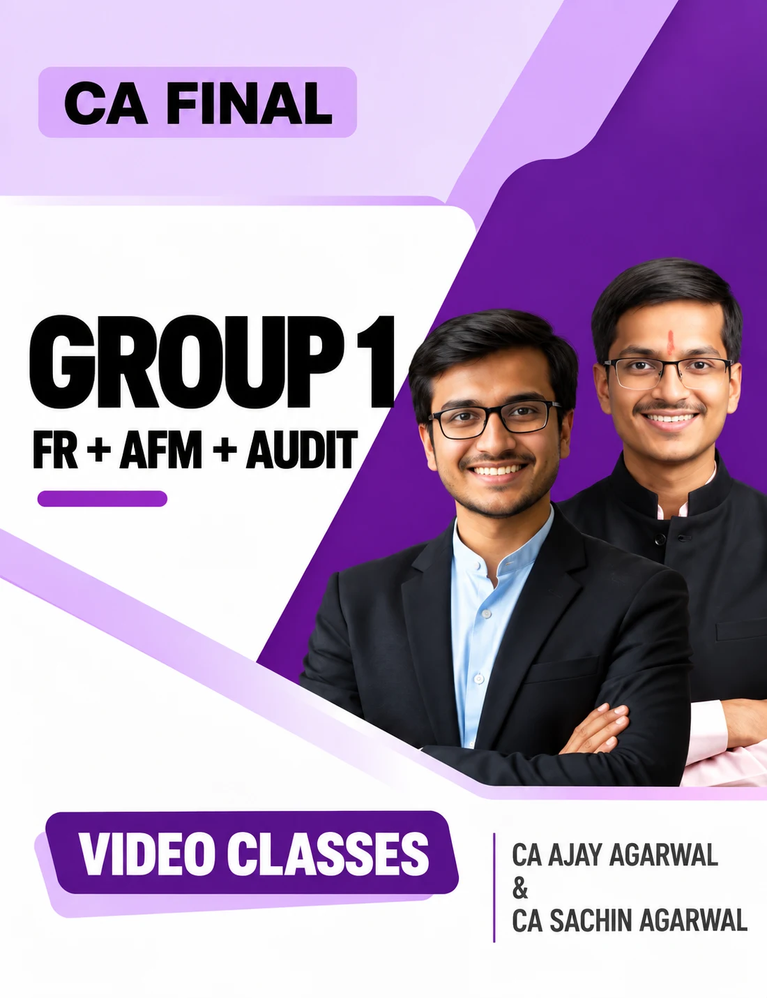 CA Final Group 1 Sure Success Combo by CA Ajay Agarwal & CA Sachin Agarwal video class cover
