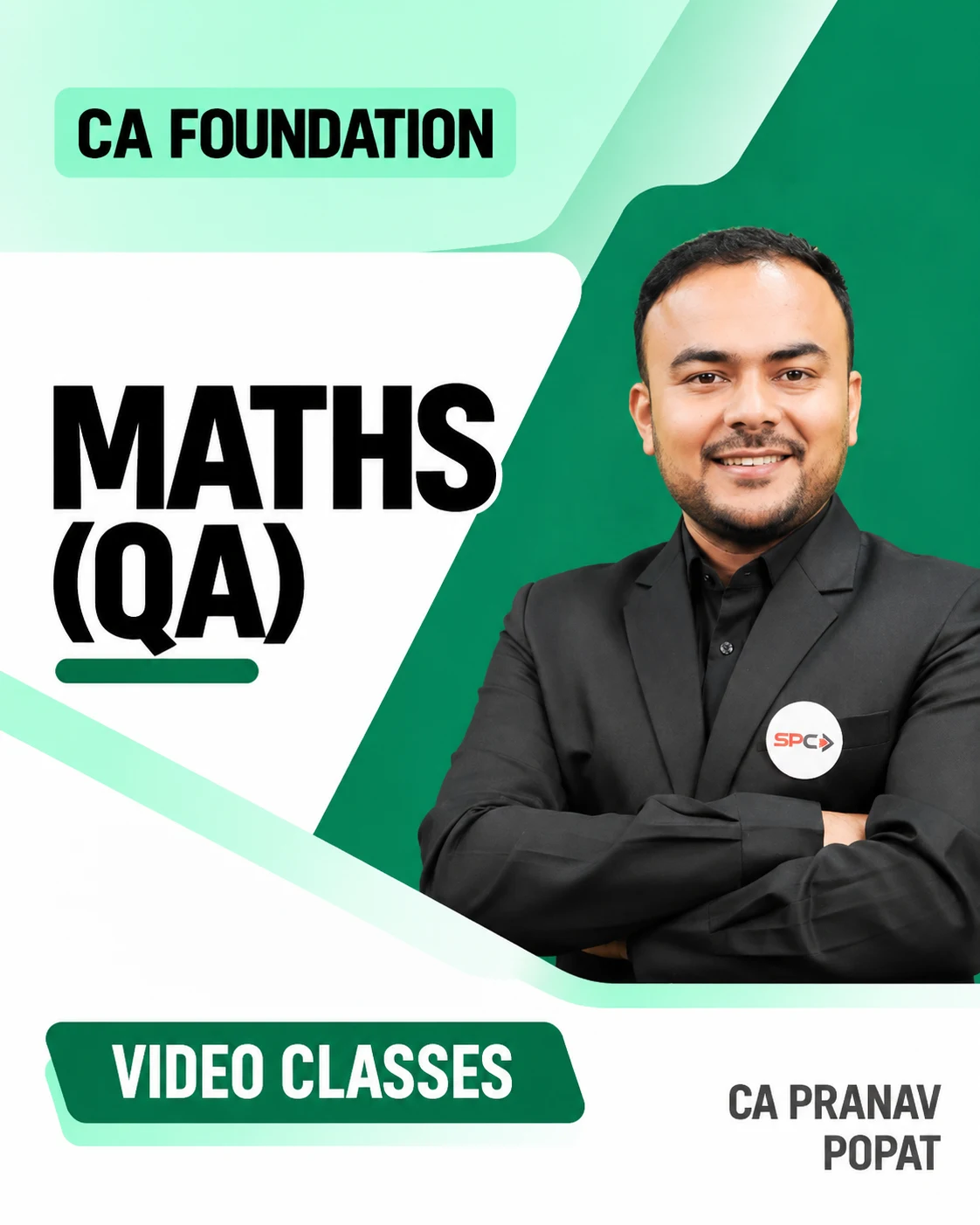 CA Foundation Maths (QA) Video Classes by CA Pranav Popat video class cover